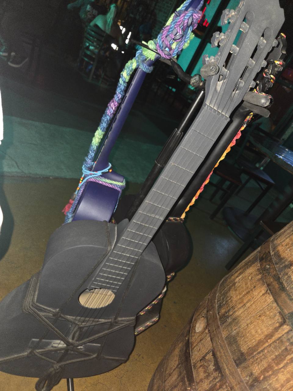 Shibari Guitar - Greece - Shadow Box (All Black Minimalist)